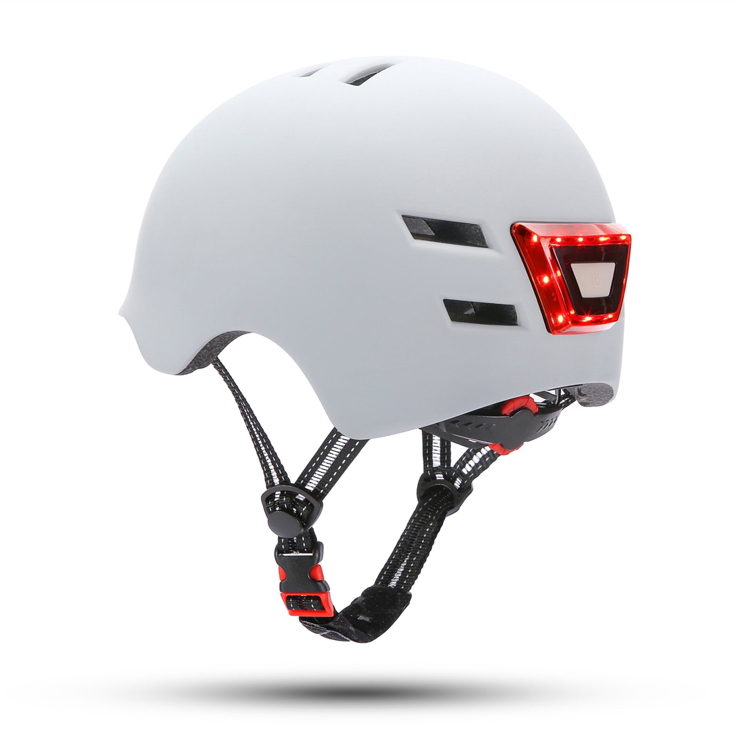 Gudook Manufacturer Classic Bike Helmet with Front and Rear Warning LED